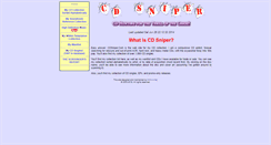 Desktop Screenshot of cdsniper.com