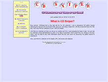 Tablet Screenshot of cdsniper.com